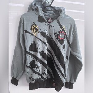 Corinthians Hoodie – Gray & Black - S
